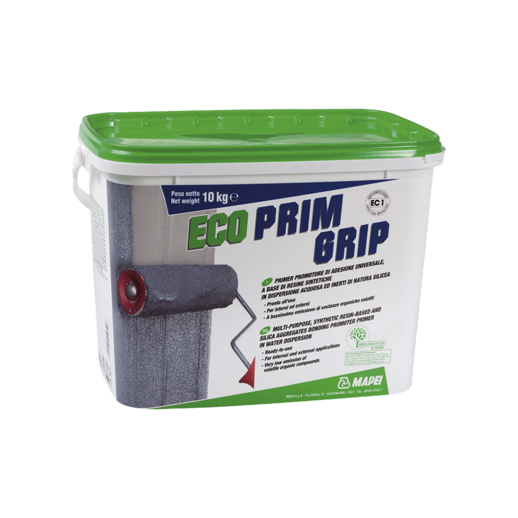 Mapei Ecoprim Grip voorstrijkmiddel quartzhoudend snel emmer 10 kg.