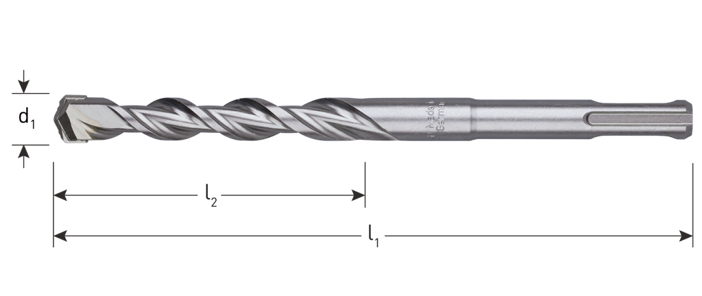 SDS- plus  5 x 100/160 mm Hamerboor Rotec OPTI Line