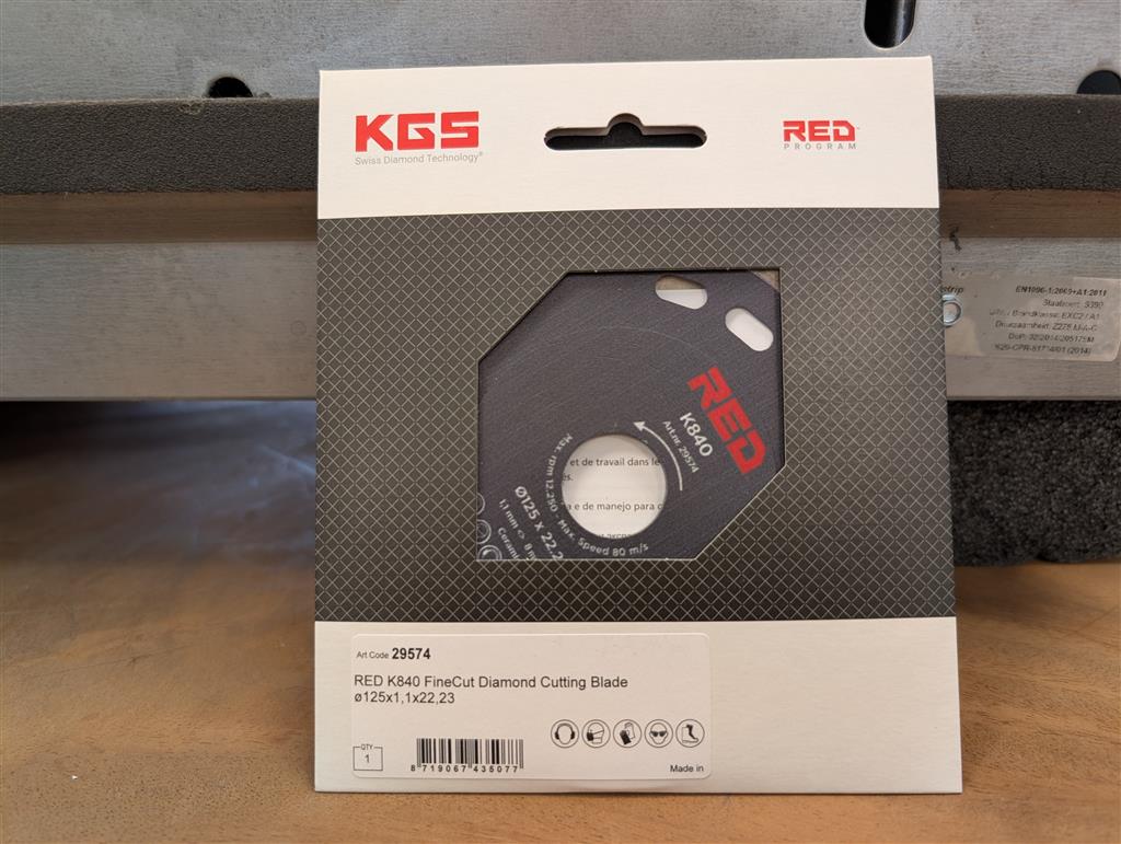 RED K840 FineCut Diamantzaag ø125x1,1x22,23