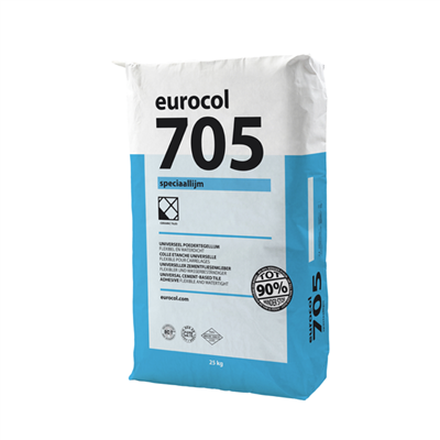 Eurocol Speciaal Lijm 705 waterdicht(ook voor Buiten) zak á 25 kg
