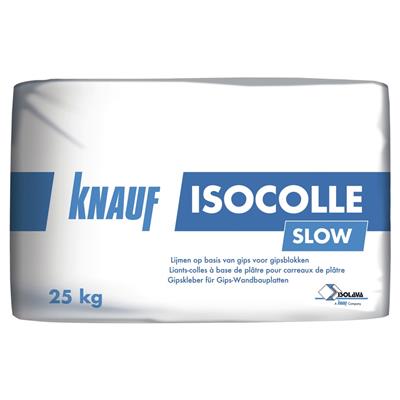 Knauf Gipsblokkenlijm Isocolle Slow zak á 20 kg.
