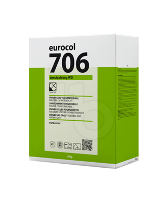 Eurocol Voegmortel Antraciet WD706 pak a 4 kg