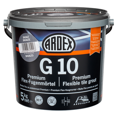 ARDEX Voegmortel G10 Premium Flexvoeg Steengrijs emmer a 5 kg